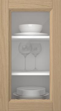 Eklucka, Woody, PP25LA, Ljus ek (clear glas)