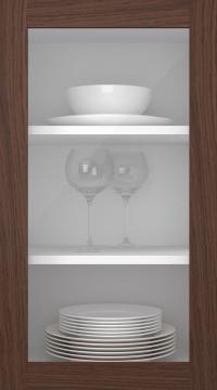 Eklucka, Frame, PP60LA, Pecan (clear glas)