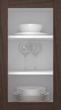 Eklucka, Frame, PP60LA, Pecan (clear glas)