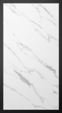 Aluminiumramlucka, Mist, TAL20, Svart (Vit marmor)