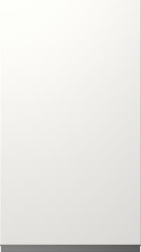 Lackad lucka, Variant, TML874A, White, satin (ph41 svart handtag)