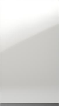 Lackad lucka, Variant, TML874A, White, highgloss (ph41 svart handtag)