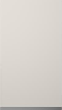 Lackad lucka, Variant, TML874A, Seashell white, matt (ph41 svart handtag)