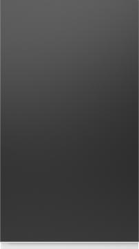 Lackad lucka, Variant, TML874A, Jet black, satin (ph49 vitt handtag)