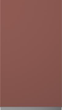 Lackad lucka, Variant, TML874A, Rusty red, matt (ph41 svart handtag)
