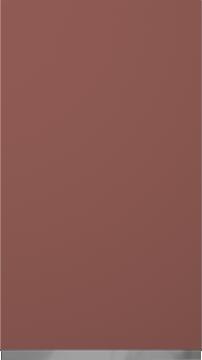 Lackad lucka, Variant, TML874A, Rusty red, matt  (ph50 MetalGrey handtag)