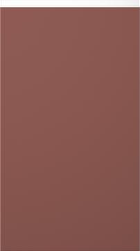 Lackad lucka, Variant, TML874Y, Rusty red, matt (ph49 vitt handtag)