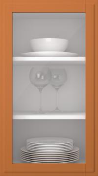 Björklucka, Format, TP68LA, Terracotta (clear glas)