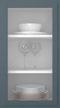 Björklucka, Format, TP68LA, Teal (clear glas)