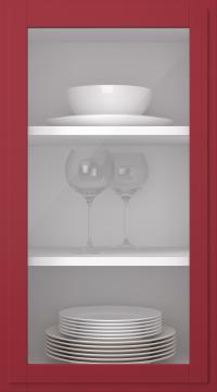 Björklucka, Format, TP68LA, Cranberry (clear glas)