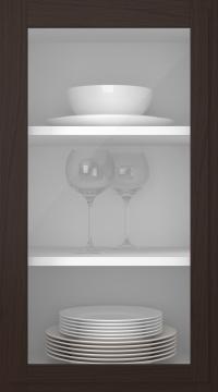 Björklucka, Format, TP68LA, Mörkbrun (clear glas)