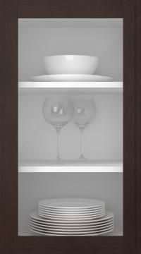 Eklucka, Format, TP68LA, Mörkbrun (clear glas)