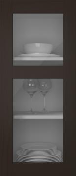 Eklucka, M-Concept, WS21KPOLA2, Mörk choklad (clear glas)