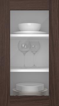 Eklucka, M-Concept, WS21LA, Pecan (clear glas)