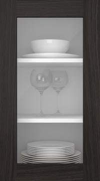 Eklucka, M-Concept, WS21LA, Espresso (clear glas)